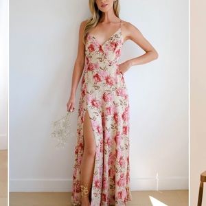 ASTR the Label PANDORA FLORAL MAXI DRESS